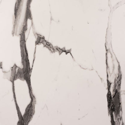 WERZALIT TABLETOP MARBLE WHITE GREY 5657 Ø60x2.5