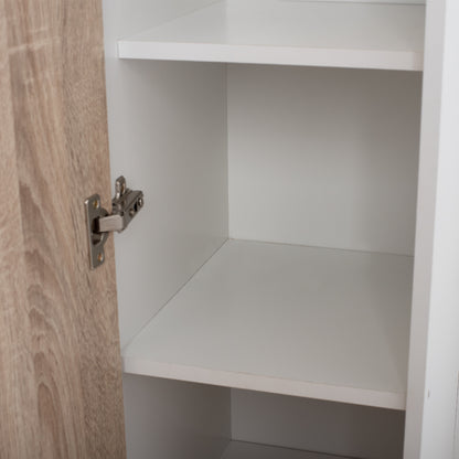 ΕΠΙΠΛΟ ΕΙΣΟΔΟΥ ΜΕ ΚΑΘΡΕΠΤΗ JANICE SONAMA ΛΕΥΚΟ 70x37x181