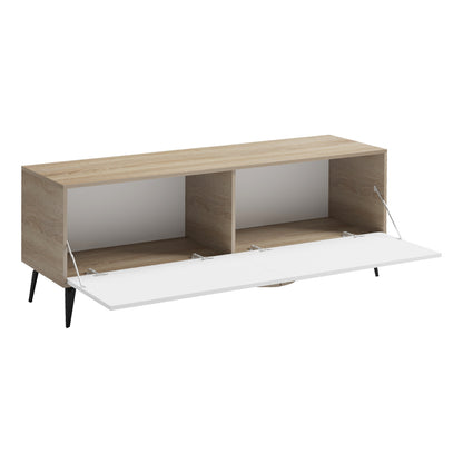 ΕΠΙΠΛΟ ΤΗΛΕΟΡΑΣΗΣ SAVORE ΜΕΛΑΜΙΝΗ SONAMA/ΛΕΥΚΟ 140x35.5x51