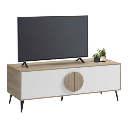 ΕΠΙΠΛΟ ΤΗΛΕΟΡΑΣΗΣ SAVORE ΜΕΛΑΜΙΝΗ SONAMA/ΛΕΥΚΟ 140x35.5x51