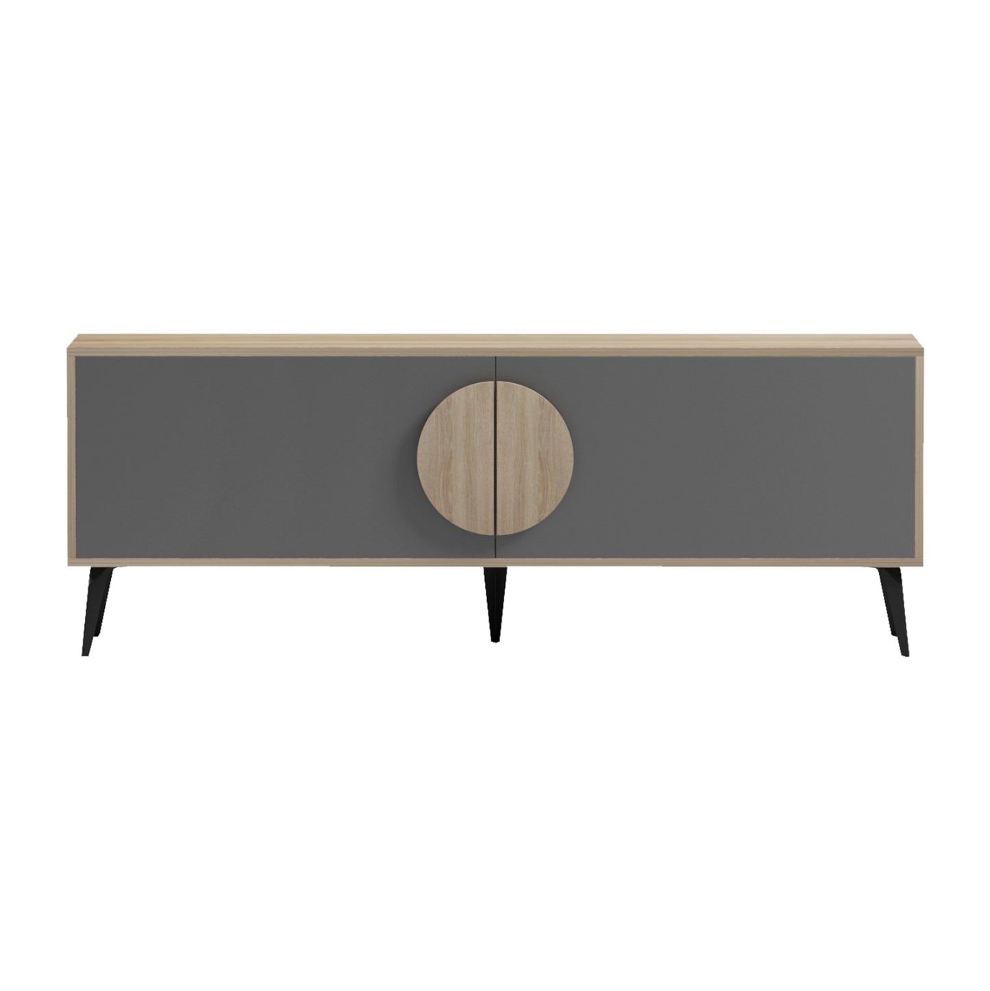 ΕΠΙΠΛΟ ΤΗΛΕΟΡΑΣΗΣ SAVORE ΜΕΛΑΜΙΝΗ SONAMA/ΓΚΡΙ 140x35.5x51