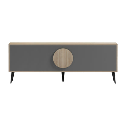ΕΠΙΠΛΟ ΤΗΛΕΟΡΑΣΗΣ SAVORE ΜΕΛΑΜΙΝΗ SONAMA/ΓΚΡΙ 140x35.5x51