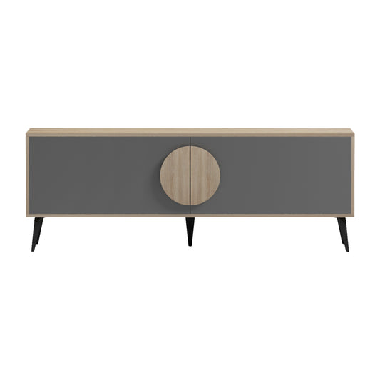 ΕΠΙΠΛΟ ΤΗΛΕΟΡΑΣΗΣ SAVORE ΜΕΛΑΜΙΝΗ SONAMA/ΓΚΡΙ 140x35.5x51