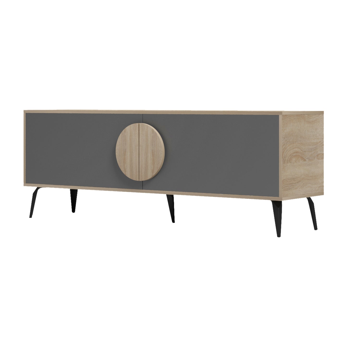 ΕΠΙΠΛΟ ΤΗΛΕΟΡΑΣΗΣ SAVORE ΜΕΛΑΜΙΝΗ SONAMA/ΓΚΡΙ 140x35.5x51
