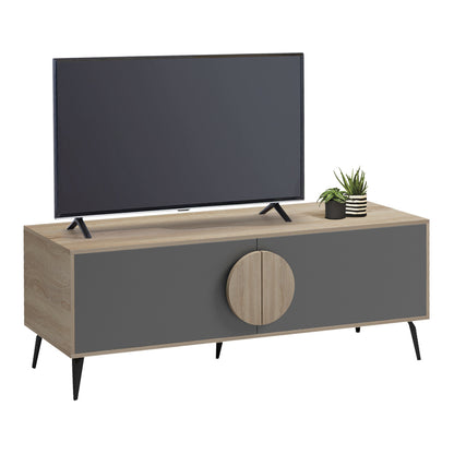 ΕΠΙΠΛΟ ΤΗΛΕΟΡΑΣΗΣ SAVORE ΜΕΛΑΜΙΝΗ SONAMA/ΓΚΡΙ 140x35.5x51