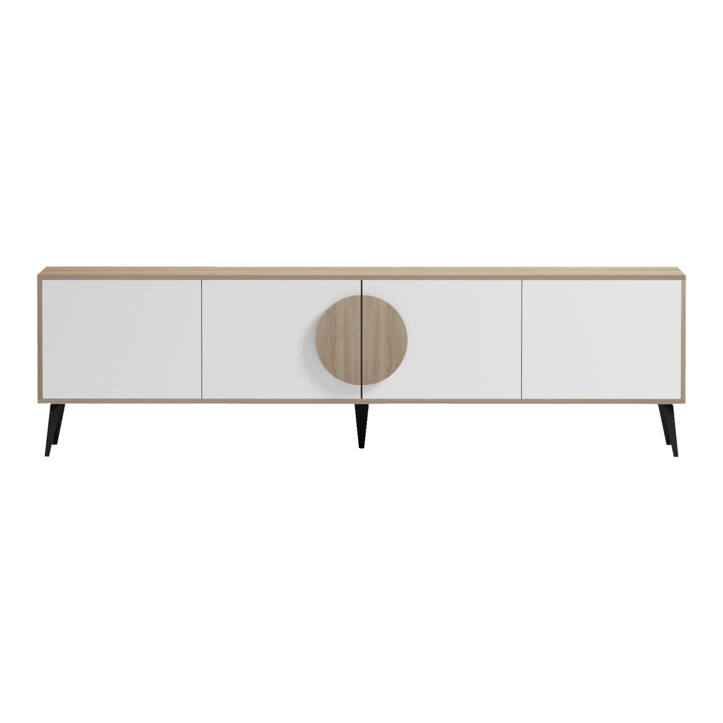 ΕΠΙΠΛΟ ΤΗΛΕΟΡΑΣΗΣ SAVORE ΜΕΛΑΜΙΝΗ SONAMA/ΛΕΥΚΟ 180x35.5x51
