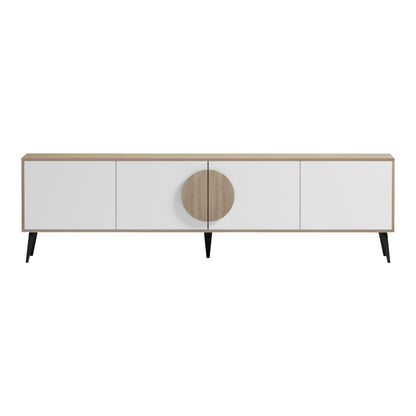 ΕΠΙΠΛΟ ΤΗΛΕΟΡΑΣΗΣ SAVORE ΜΕΛΑΜΙΝΗ SONAMA/ΛΕΥΚΟ 180x35.5x51