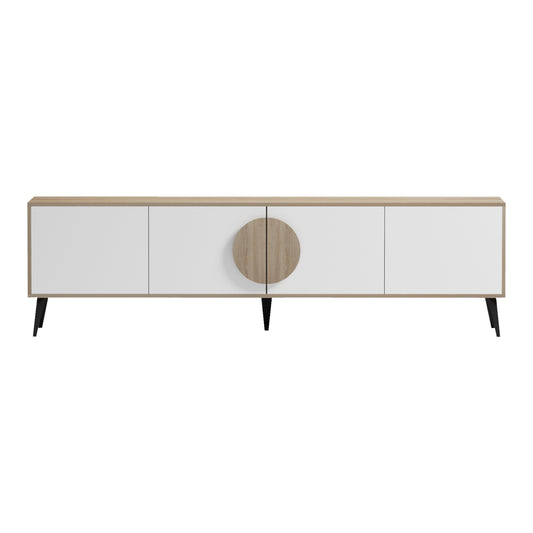 ΕΠΙΠΛΟ ΤΗΛΕΟΡΑΣΗΣ SAVORE ΜΕΛΑΜΙΝΗ SONAMA/ΛΕΥΚΟ 180x35.5x51