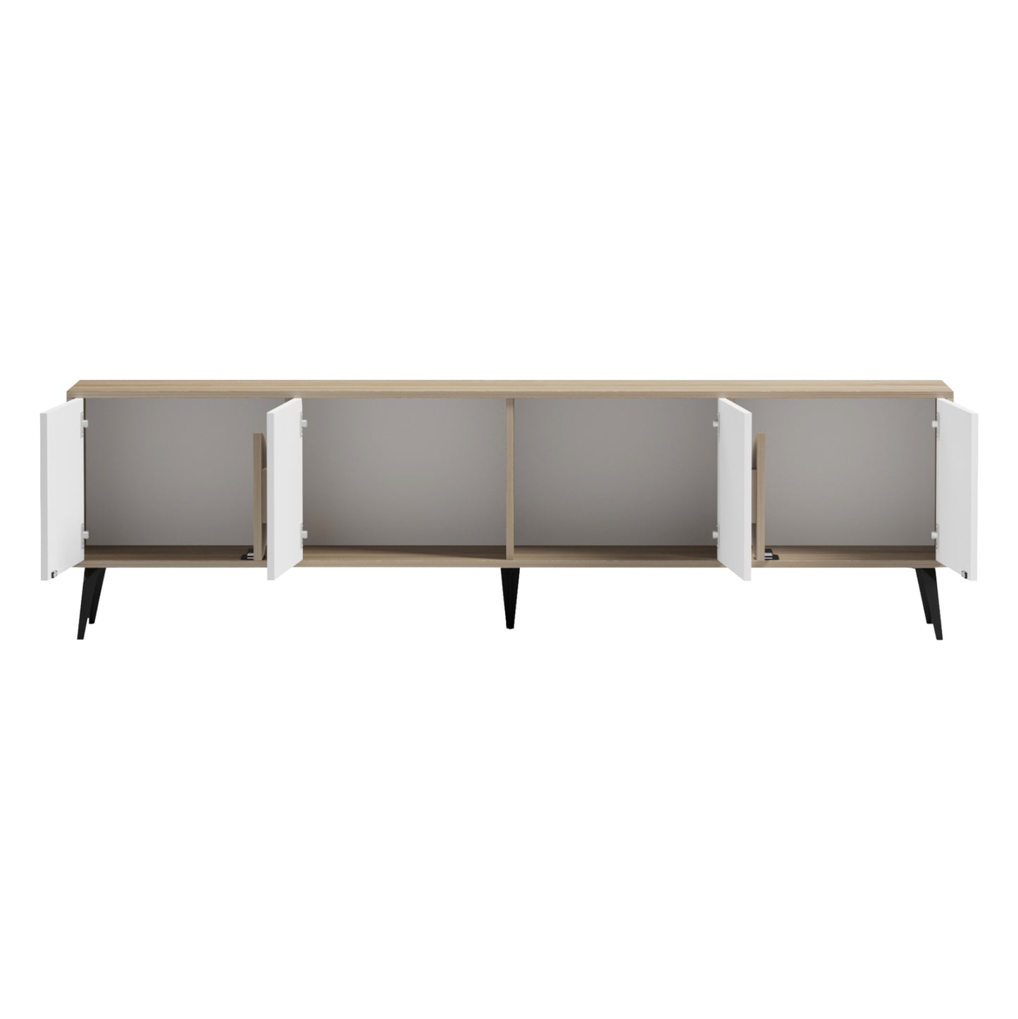 ΕΠΙΠΛΟ ΤΗΛΕΟΡΑΣΗΣ SAVORE ΜΕΛΑΜΙΝΗ SONAMA/ΛΕΥΚΟ 180x35.5x51