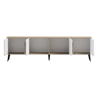 ΕΠΙΠΛΟ ΤΗΛΕΟΡΑΣΗΣ SAVORE ΜΕΛΑΜΙΝΗ SONAMA/ΛΕΥΚΟ 180x35.5x51
