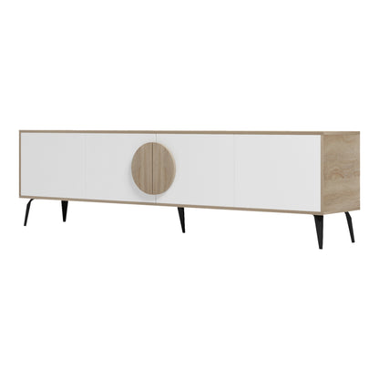 ΕΠΙΠΛΟ ΤΗΛΕΟΡΑΣΗΣ SAVORE ΜΕΛΑΜΙΝΗ SONAMA/ΛΕΥΚΟ 180x35.5x51
