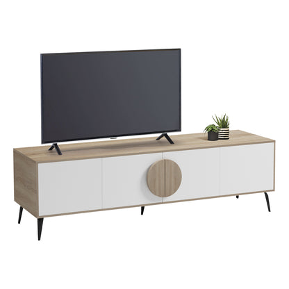 ΕΠΙΠΛΟ ΤΗΛΕΟΡΑΣΗΣ SAVORE ΜΕΛΑΜΙΝΗ SONAMA/ΛΕΥΚΟ 180x35.5x51