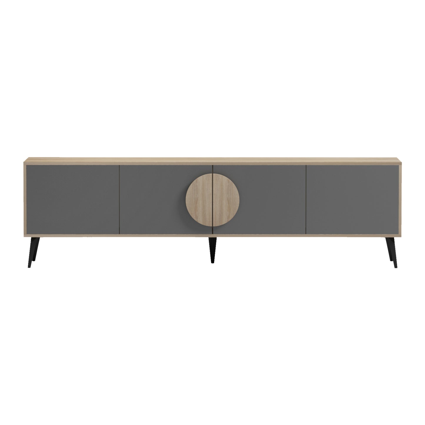 ΕΠΙΠΛΟ ΤΗΛΕΟΡΑΣΗΣ SAVORE ΜΕΛΑΜΙΝΗ SONAMA ΓΚΡΙ 180x35.5x51