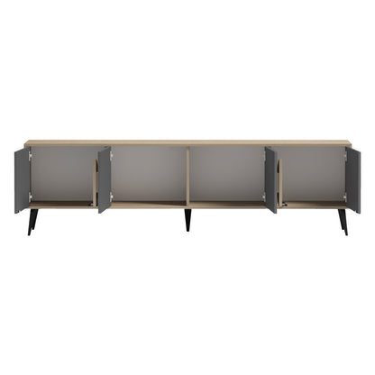 ΕΠΙΠΛΟ ΤΗΛΕΟΡΑΣΗΣ SAVORE ΜΕΛΑΜΙΝΗ SONAMA ΓΚΡΙ 180x35.5x51