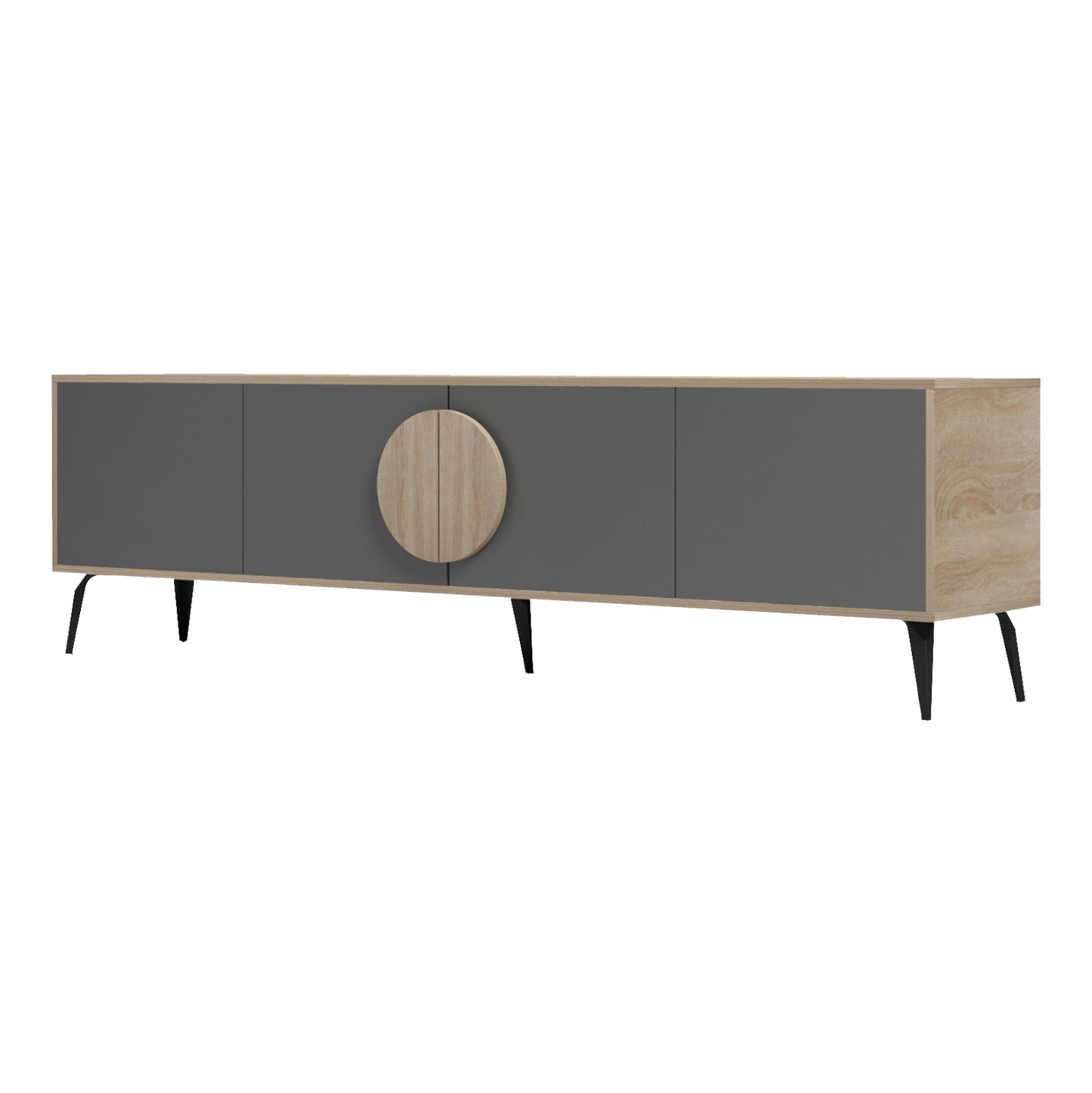 ΕΠΙΠΛΟ ΤΗΛΕΟΡΑΣΗΣ SAVORE ΜΕΛΑΜΙΝΗ SONAMA ΓΚΡΙ 180x35.5x51