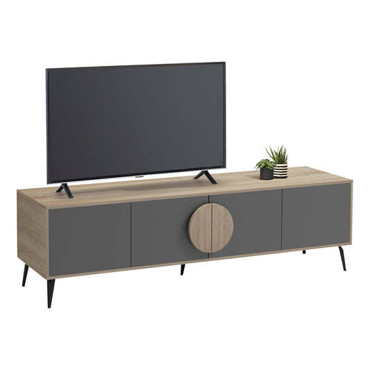 ΕΠΙΠΛΟ ΤΗΛΕΟΡΑΣΗΣ SAVORE ΜΕΛΑΜΙΝΗ SONAMA ΓΚΡΙ 180x35.5x51