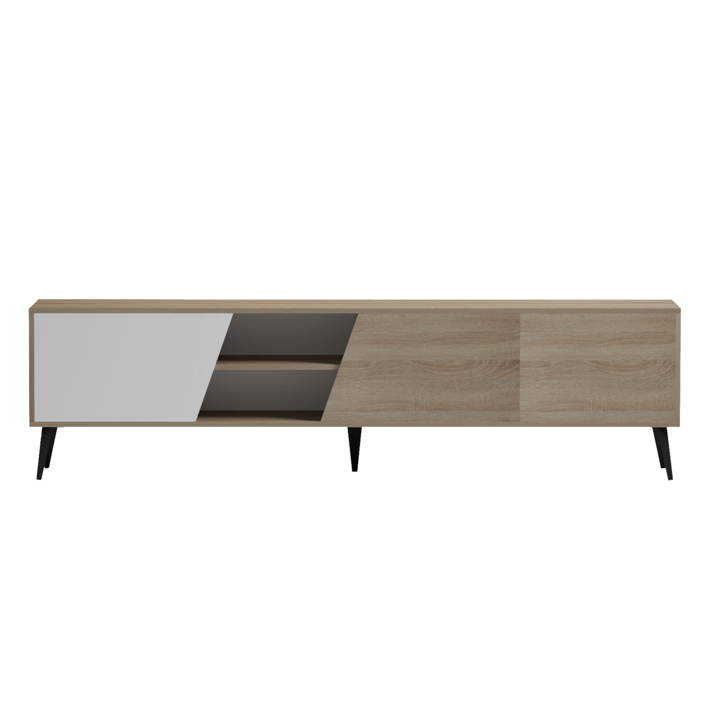 ΕΠΙΠΛΟ ΤΗΛΕΟΡΑΣΗΣ CATERRA ΜΕΛΑΜΙΝΗ SONAMA/ΛΕΥΚΟ 180x35.5x48