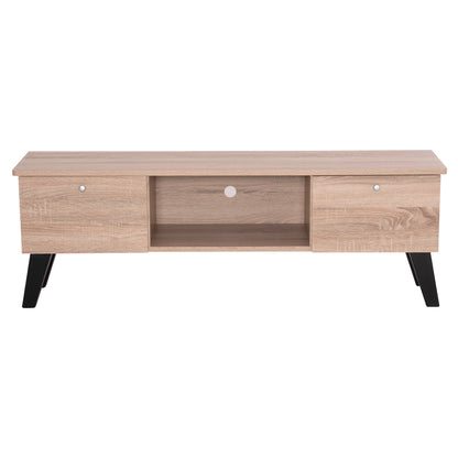 TV UNIT IREN MELAMINE IN SONAMA OAK BLACK 120x32.5-34x41