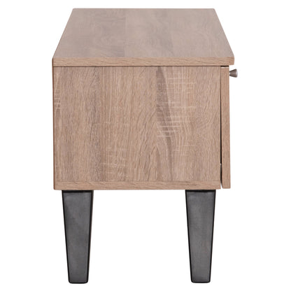 TV UNIT IREN MELAMINE IN SONAMA OAK BLACK 120x32.5-34x41