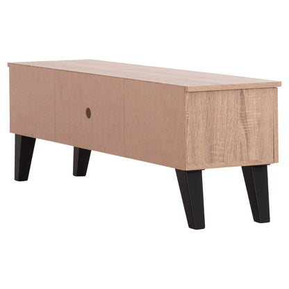 TV UNIT IREN MELAMINE IN SONAMA OAK BLACK 120x32.5-34x41