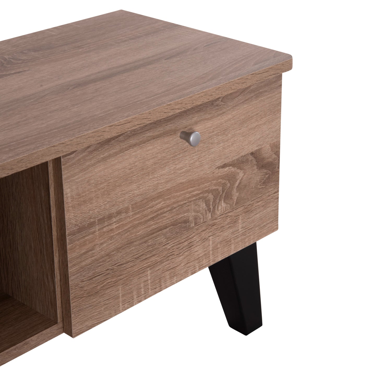 TV UNIT IREN MELAMINE IN SONAMA OAK BLACK 120x32.5-34x41