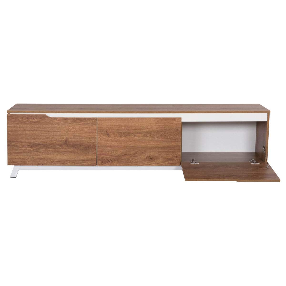 KIMIA TV STAND MELAMINE NATURAL WHITE 180x35x48.5