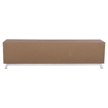 KIMIA TV STAND MELAMINE NATURAL WHITE 180x35x48.5