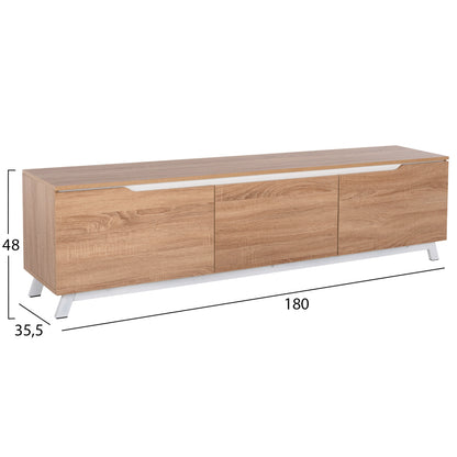 ΕΠΙΠΛΟ ΤΗΛΕΟΡΑΣΗΣ KIMIA ΜΕΛΑΜΙΝΗ SONAMA ΛΕΥΚΟ 180x35x48,5