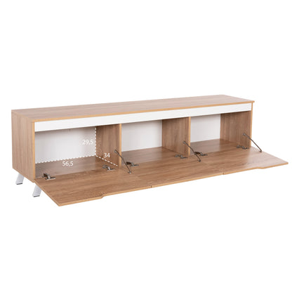 ΕΠΙΠΛΟ ΤΗΛΕΟΡΑΣΗΣ KIMIA ΜΕΛΑΜΙΝΗ SONAMA ΛΕΥΚΟ 180x35x48,5