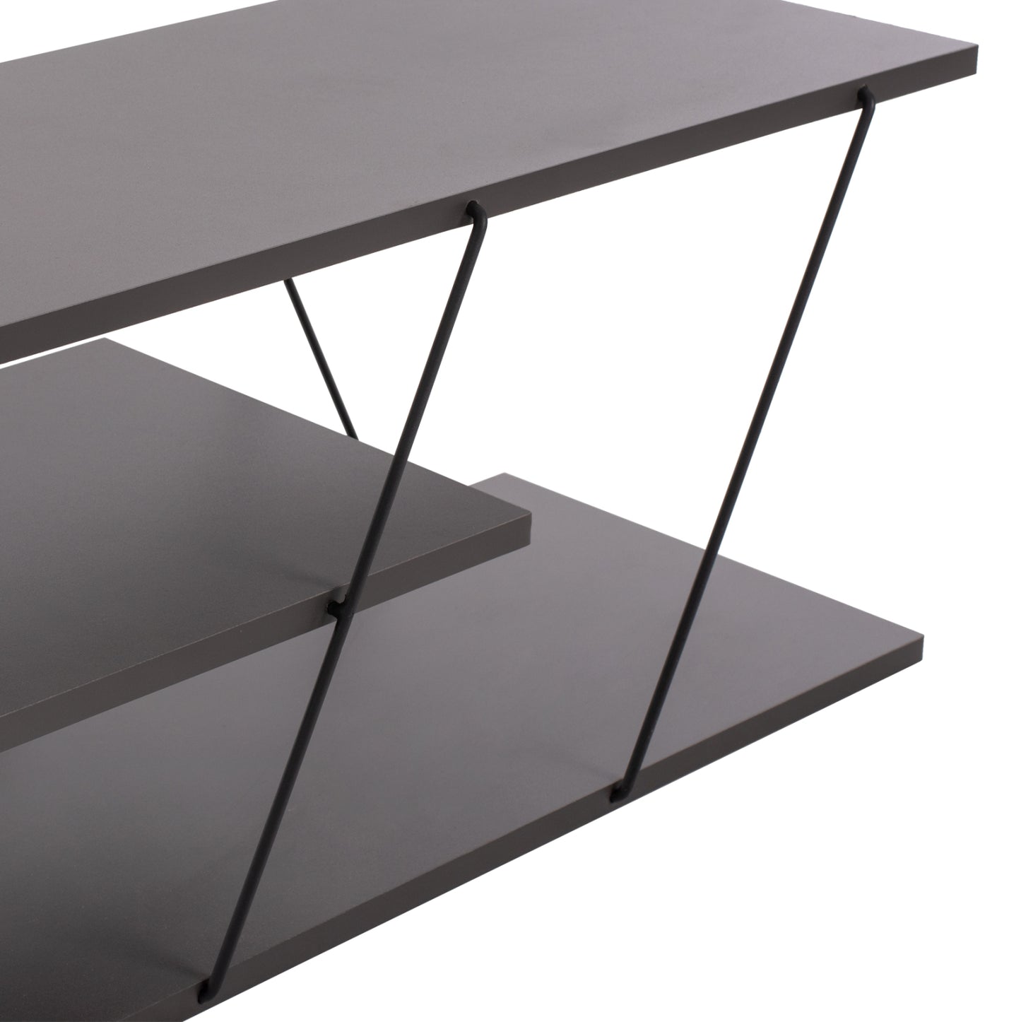 ΕΠΙΠΛΟ ΤΗΛΕΟΡΑΣΗΣ TARS ΜΕΛΑΜΙΝΗ ΓΚΡΙ 120x32x33
