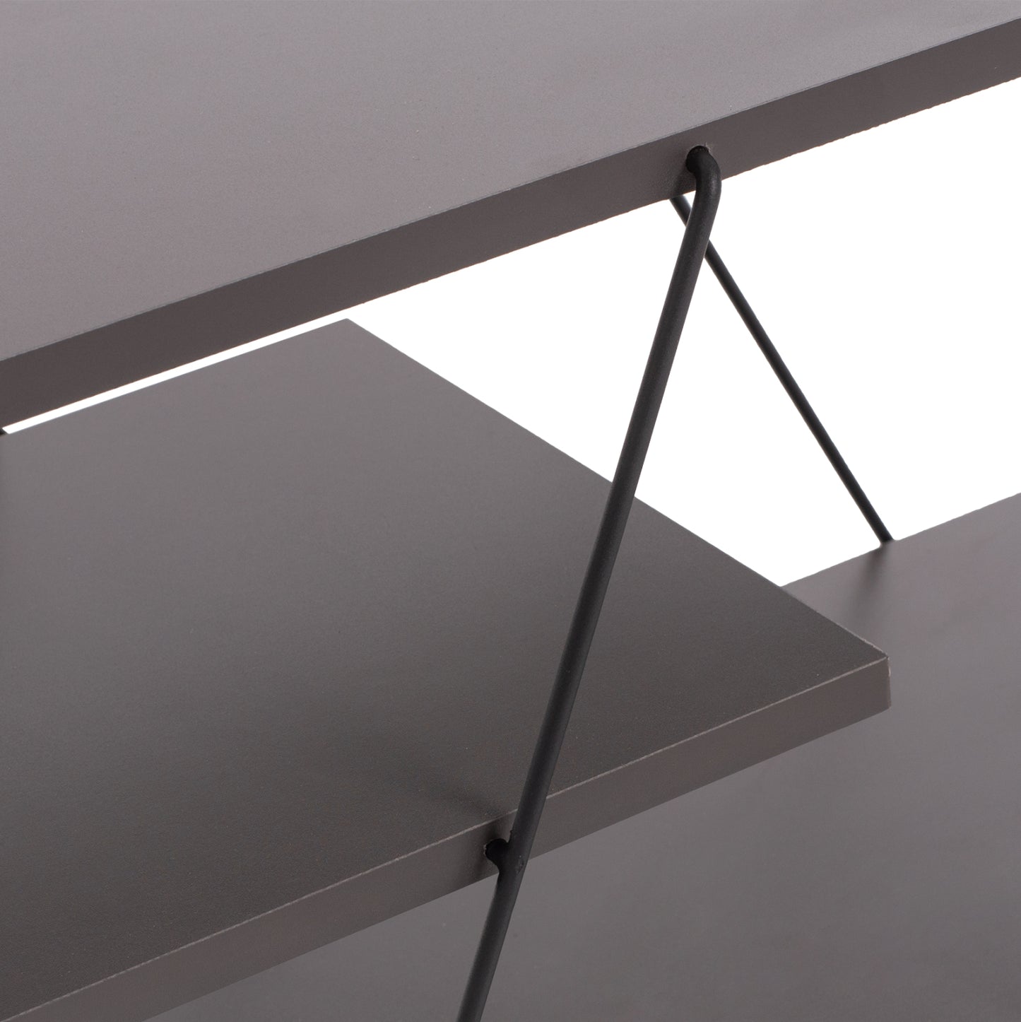 ΕΠΙΠΛΟ ΤΗΛΕΟΡΑΣΗΣ TARS ΜΕΛΑΜΙΝΗ ΓΚΡΙ 120x32x33