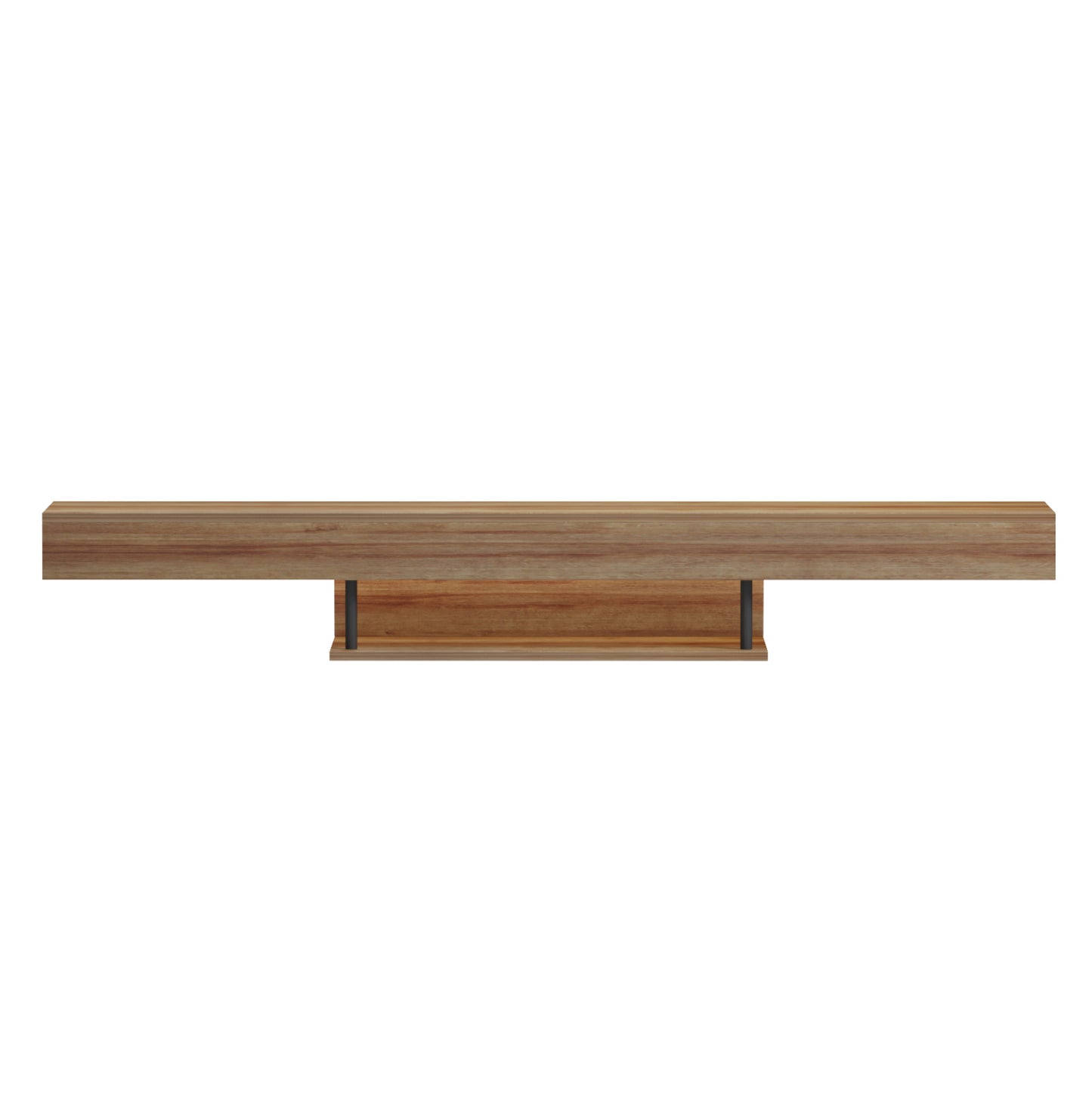 ΕΠΙΠΛΟ ΤΗΛΕΟΡΑΣΗΣ ΤΟΙΧΟΥ ME LED SAVOR ΜΕΛΑΜΙΝΗ ΣΕ OAK 150x29,5x22