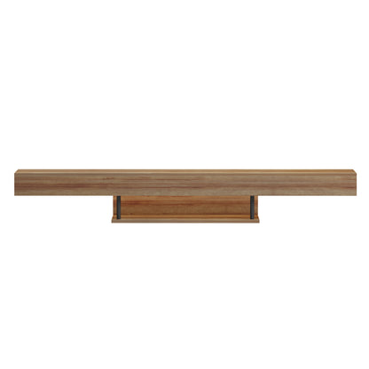 ΕΠΙΠΛΟ ΤΗΛΕΟΡΑΣΗΣ ΤΟΙΧΟΥ ME LED SAVOR ΜΕΛΑΜΙΝΗ ΣΕ OAK 150x29,5x22