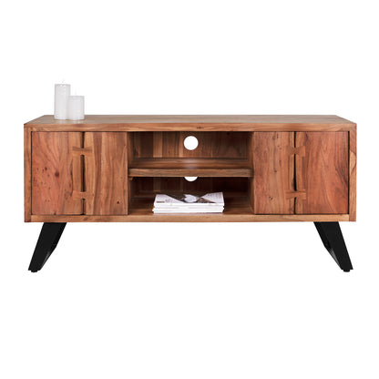 TV UNIT FANSI SOLID ACACIA WOOD NATURAL 135x43x61,5