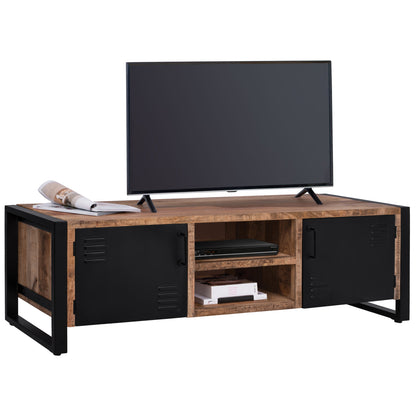 ΕΠΙΠΛΟ TV TURNER ΜΕΤΑΛΛΟ & ΜΑΣΙΦ ΞΥΛΟ MANGO ΦΥΣΙΚΟ 160x45x51