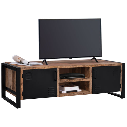 ΕΠΙΠΛΟ TV TURNER ΜΕΤΑΛΛΟ & ΜΑΣΙΦ ΞΥΛΟ MANGO ΦΥΣΙΚΟ 160x45x51