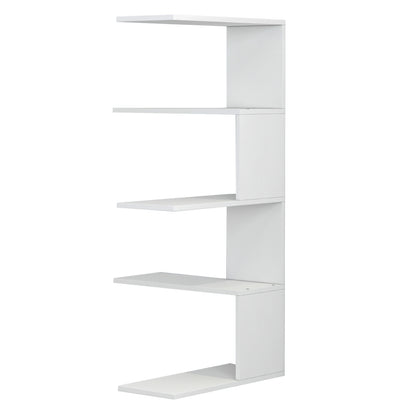 RORY WALL SHELF MELAMINE IN WHITE 22x51.5x109