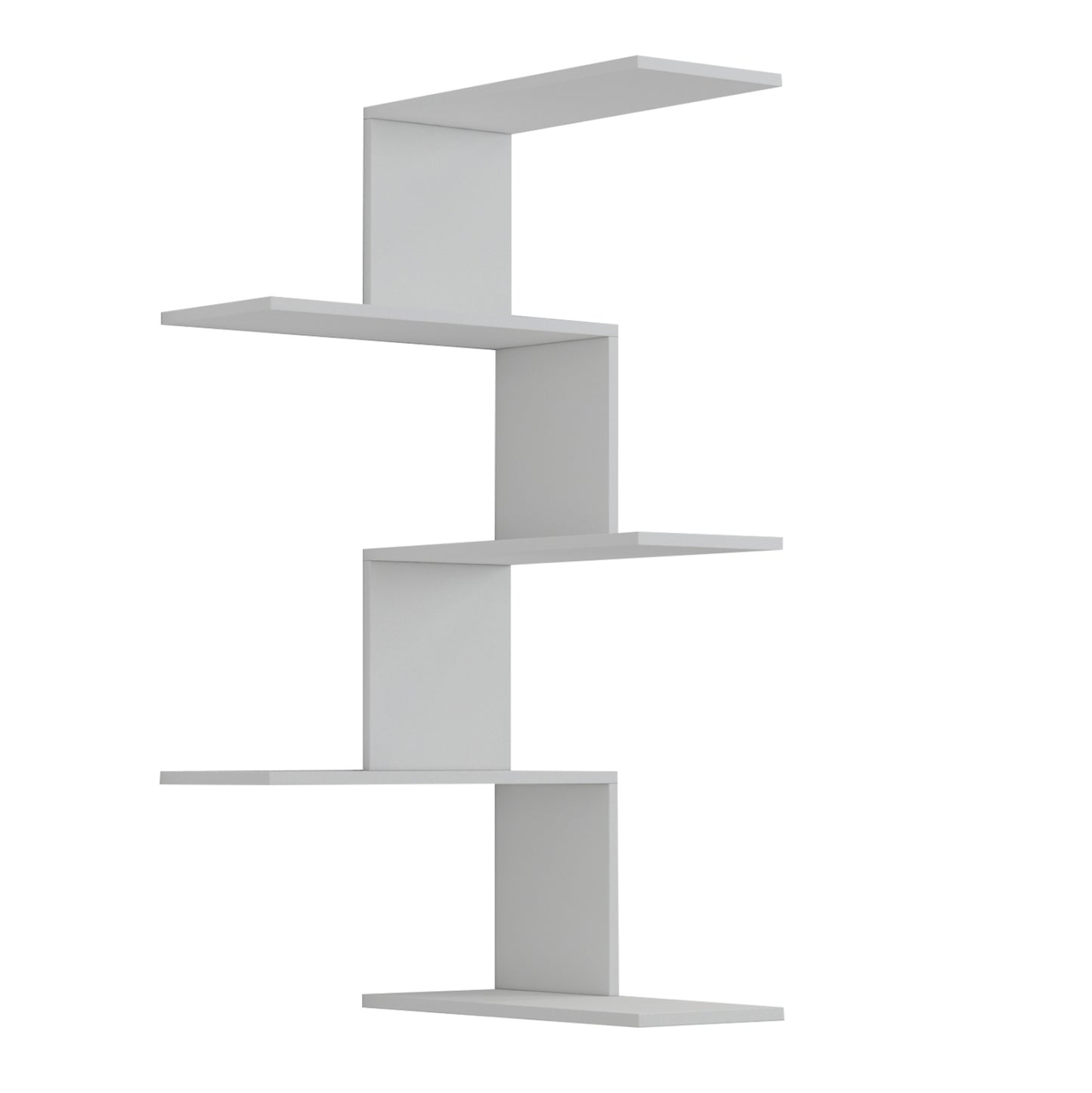 RORY WALL SHELF MELAMINE IN WHITE 22x51.5x109