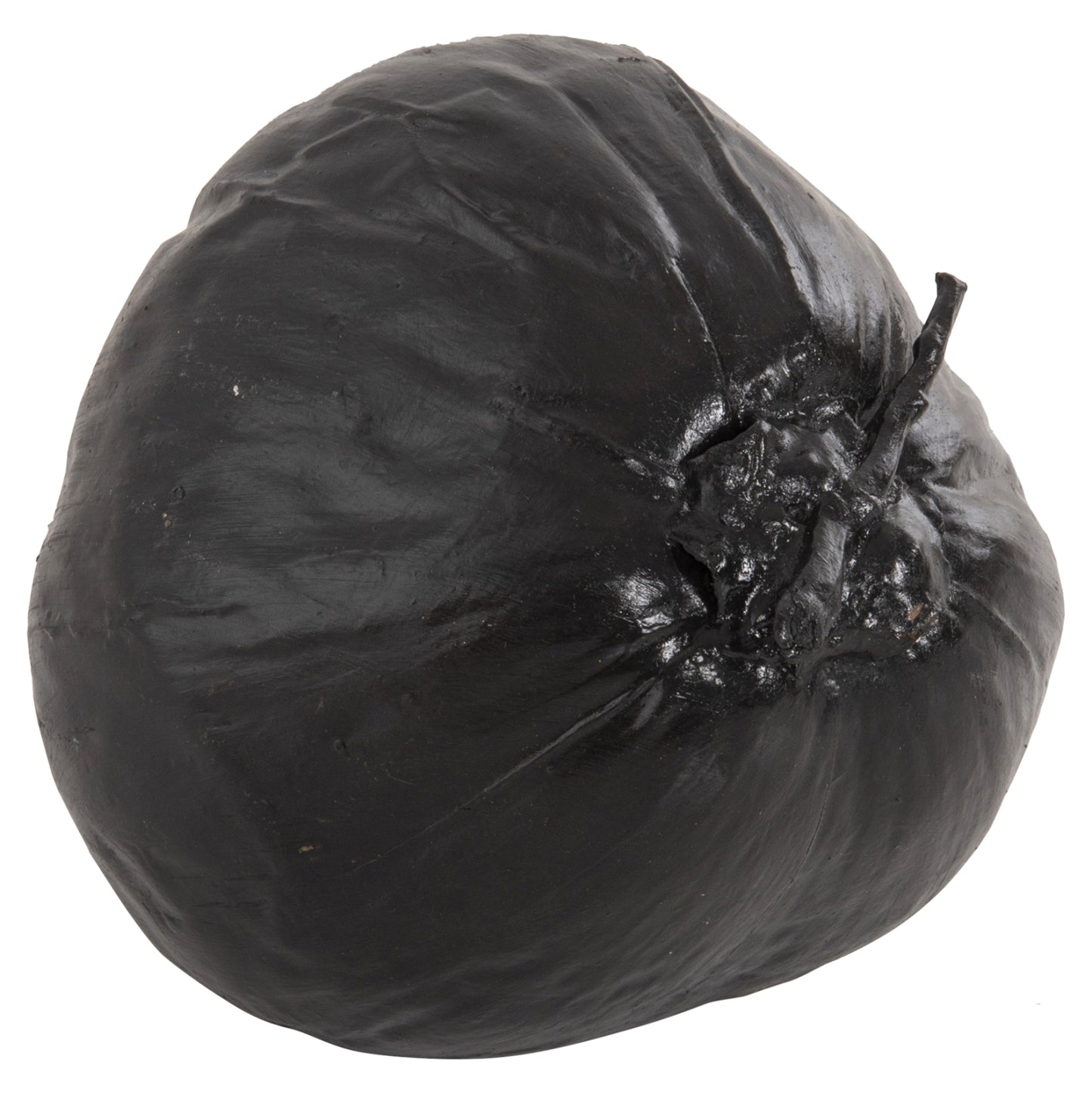 DECORATIVE TABLETOP COCONUT IN BLACK COLOR 20x20x20