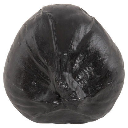 DECORATIVE TABLETOP COCONUT IN BLACK COLOR 20x20x20