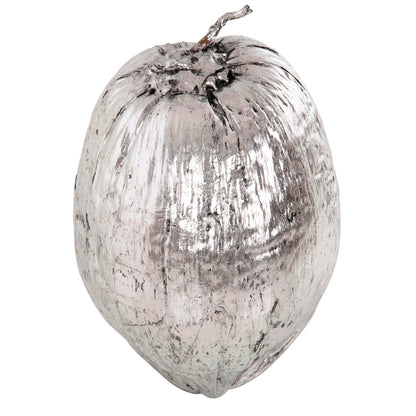 TABLE DECORATION COCONUT IN SILVER COLOUR 20x20x20