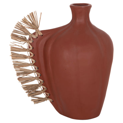 TABLE DECORATION JEBB NATURAL TERRACOTTA & GRASS 32x15x33
