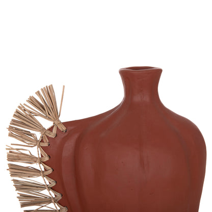 TABLE DECORATION JEBB NATURAL TERRACOTTA & GRASS 32x15x33