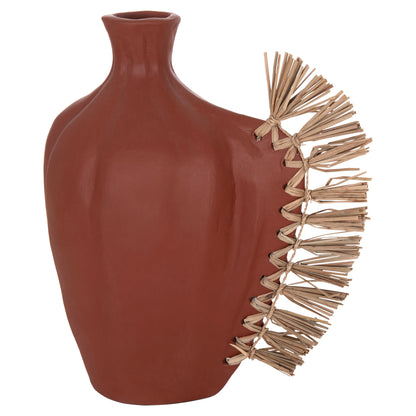 TABLE DECORATION JEBB NATURAL TERRACOTTA & GRASS 32x15x33