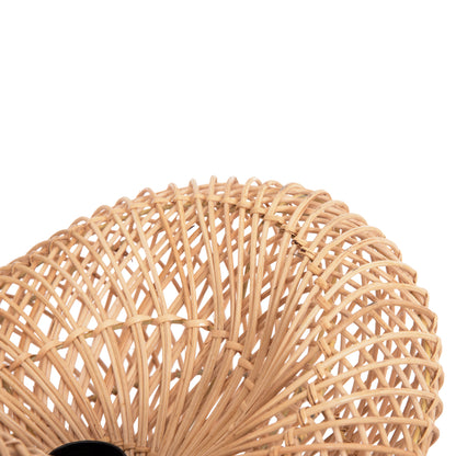 ΕΠΙΤΡΑΠΕΖΙΟ ΔΙΑΚΟΣΜΗΤΙΚΟ ΦΩΤΙΣΤΙΚΟ IVAR DRIFTWOOD & RATTAN 32x30x53