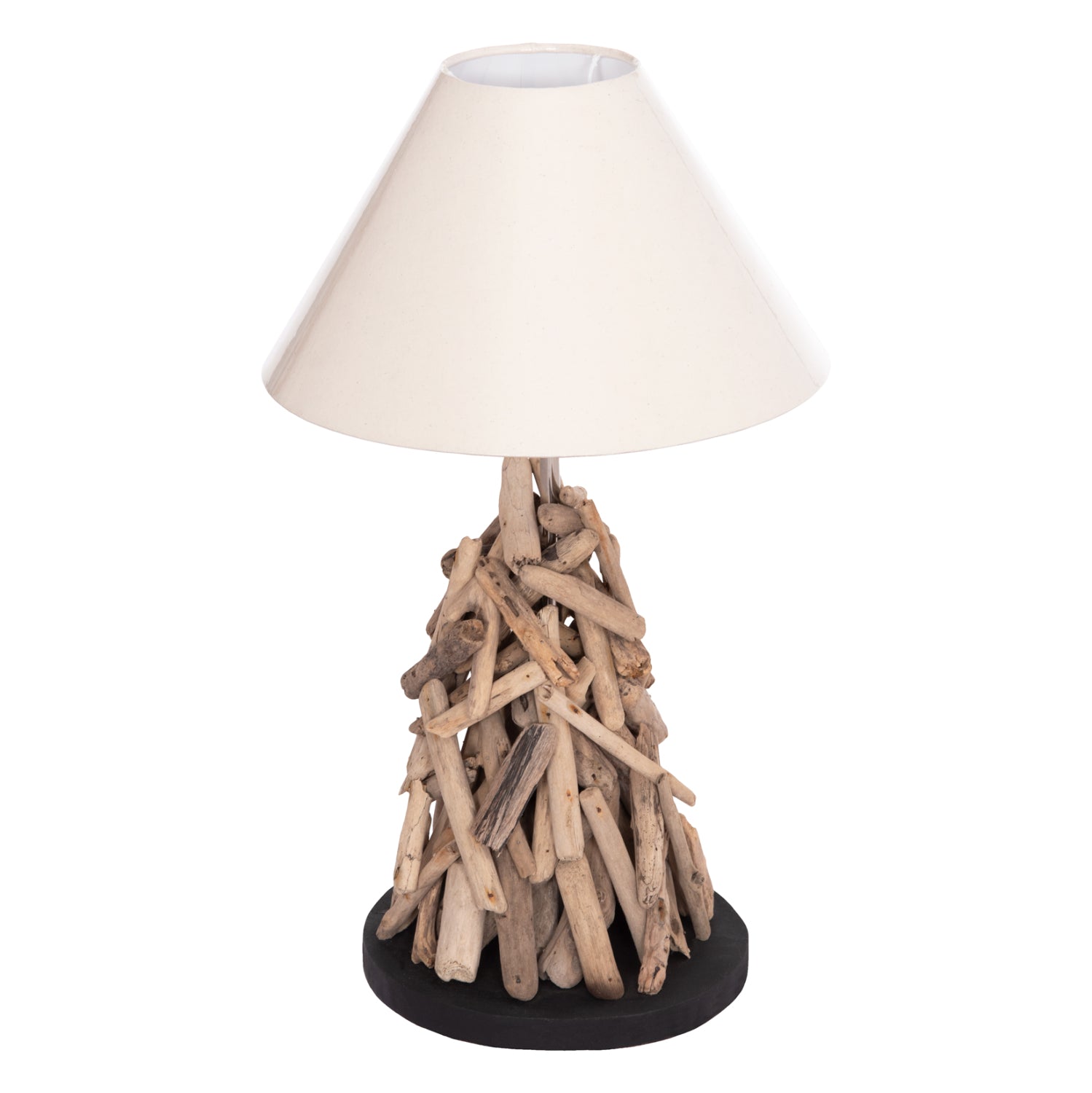 ΕΠΙΤΡΑΠΕΖΙΟ ΦΩΤΙΣΤΙΚΟ TWIGGY DRIFTWOOD & ΛΕΥΚΟ ΚΑΠΕΛΟ Φ35x61