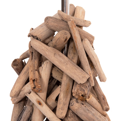 ΕΠΙΤΡΑΠΕΖΙΟ ΦΩΤΙΣΤΙΚΟ TWIGGY DRIFTWOOD & ΛΕΥΚΟ ΚΑΠΕΛΟ Φ35x61