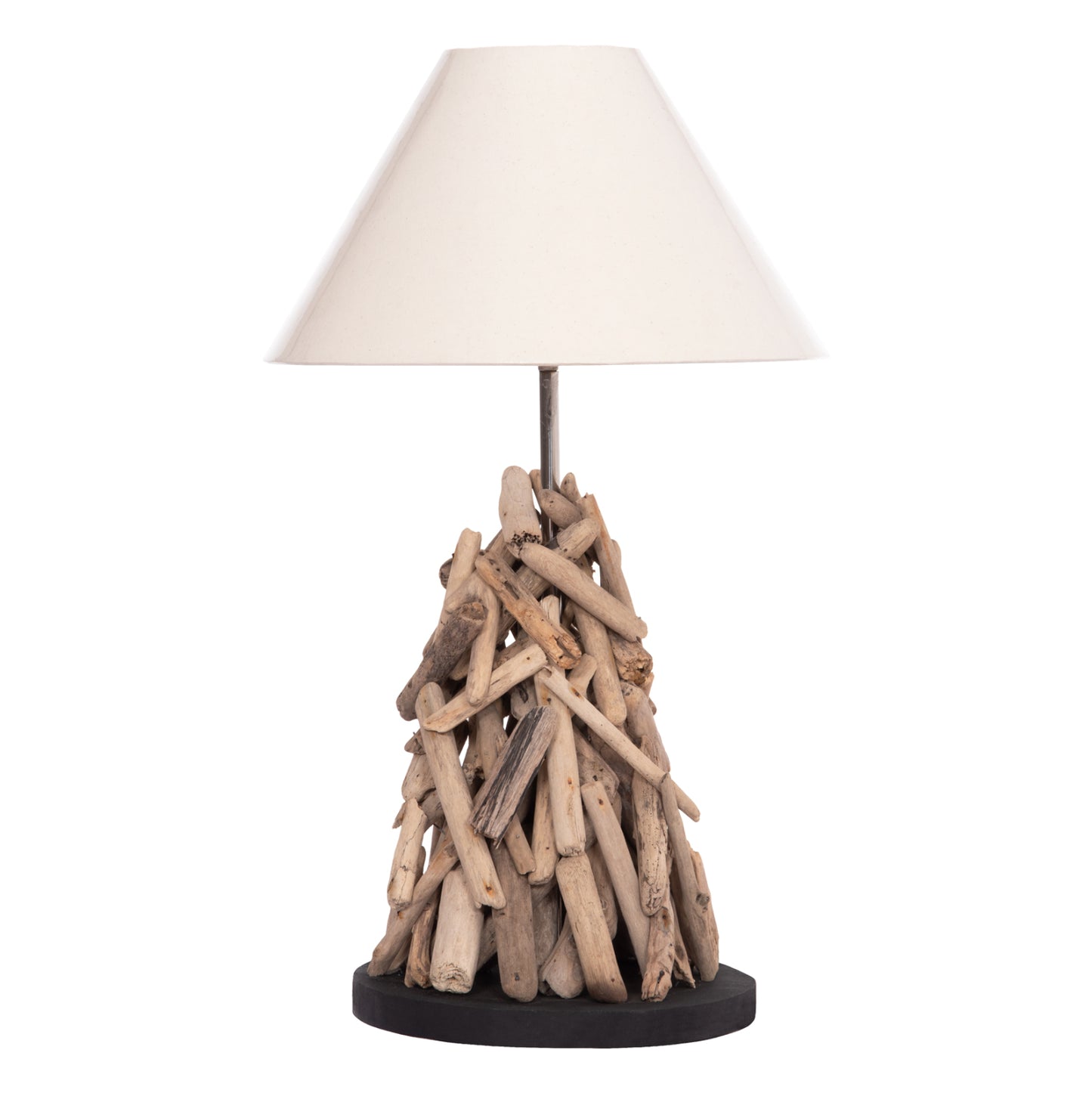 ΕΠΙΤΡΑΠΕΖΙΟ ΦΩΤΙΣΤΙΚΟ TWIGGY DRIFTWOOD & ΛΕΥΚΟ ΚΑΠΕΛΟ Φ35x61