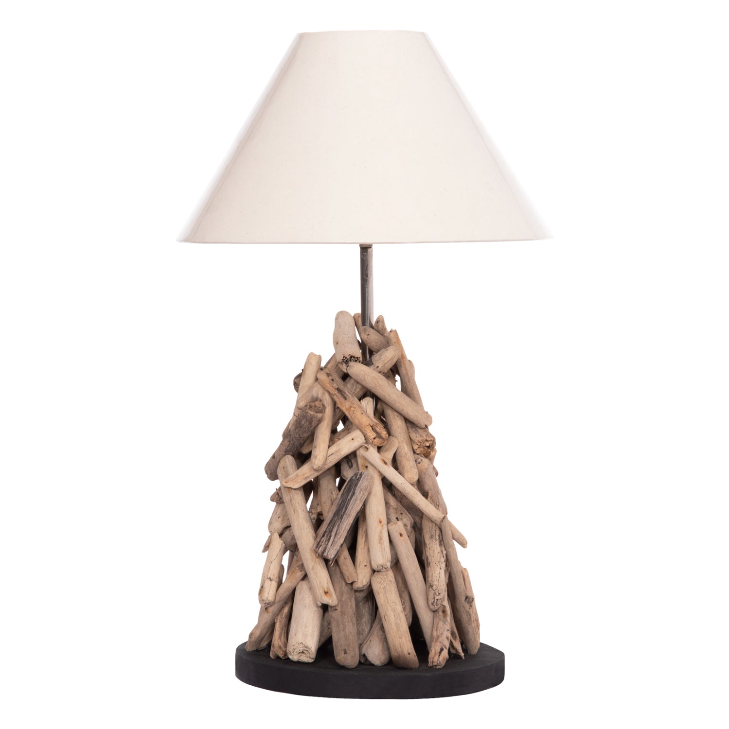 ΕΠΙΤΡΑΠΕΖΙΟ ΦΩΤΙΣΤΙΚΟ TWIGGY DRIFTWOOD & ΛΕΥΚΟ ΚΑΠΕΛΟ Φ35x61