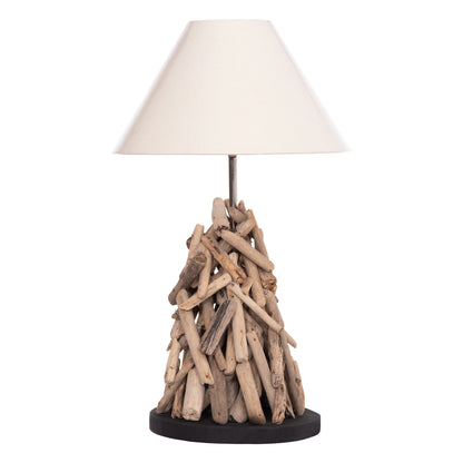 ΕΠΙΤΡΑΠΕΖΙΟ ΦΩΤΙΣΤΙΚΟ TWIGGY DRIFTWOOD & ΛΕΥΚΟ ΚΑΠΕΛΟ Φ35x61